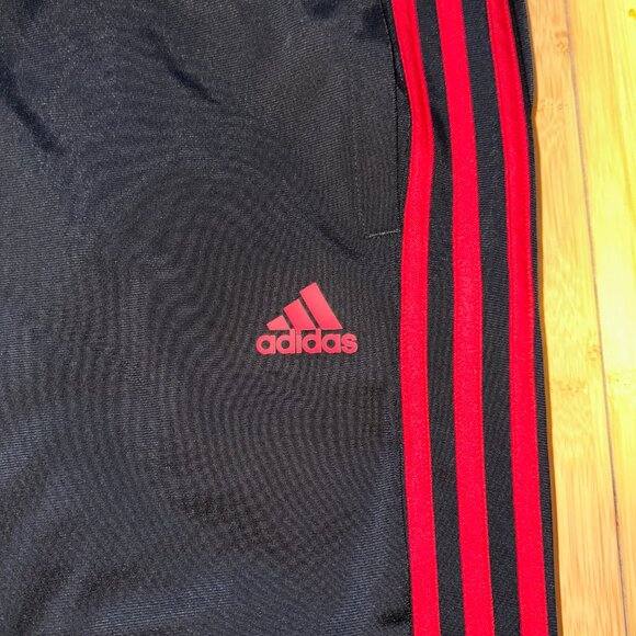 Adidas Men's Black Pants with Red Stripes - Picture 2 of 7